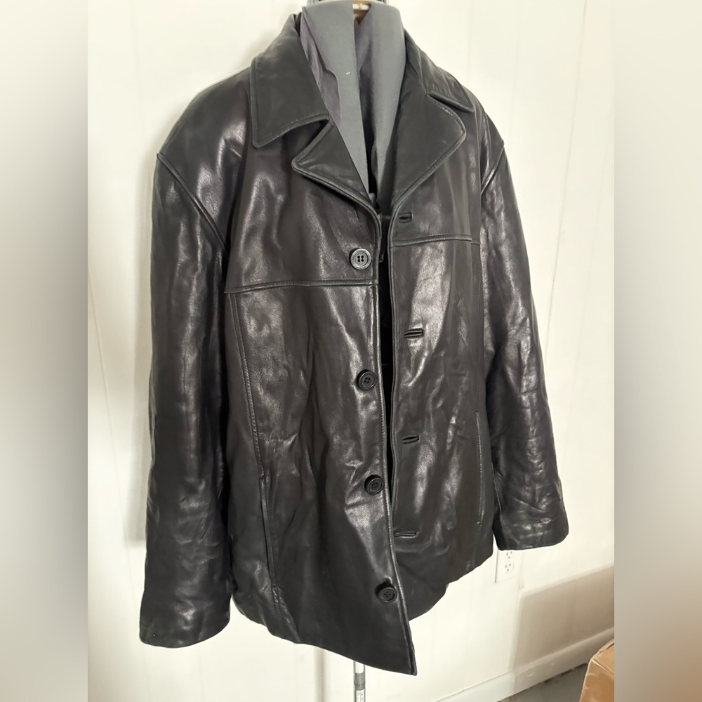Y2k Guess leather jacket